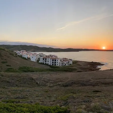 アパート Miravent Terraza Y Jardin Frente Al Mar Menorca *