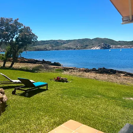 Miravent Terraza Y Jardin Frente Al Mar Menorca *