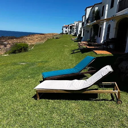 Miravent Terraza Y Jardin Frente Al Mar Menorca *